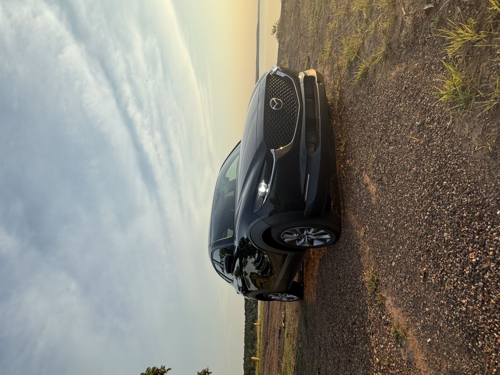2021 Mazda CX-30 photographed at sunset